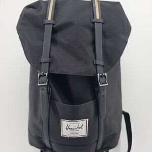 Herschel Little America Backpack Black Laptop Travel School Bag